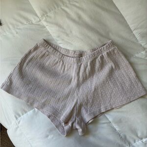 Baby pink brandy Melville sleep shorts